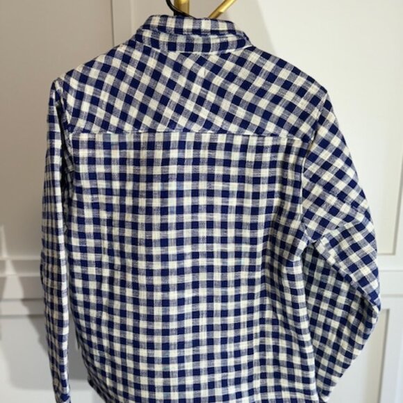 SISSTR evolution Blue and White Gingham Shacket - Picture 3 of 4
